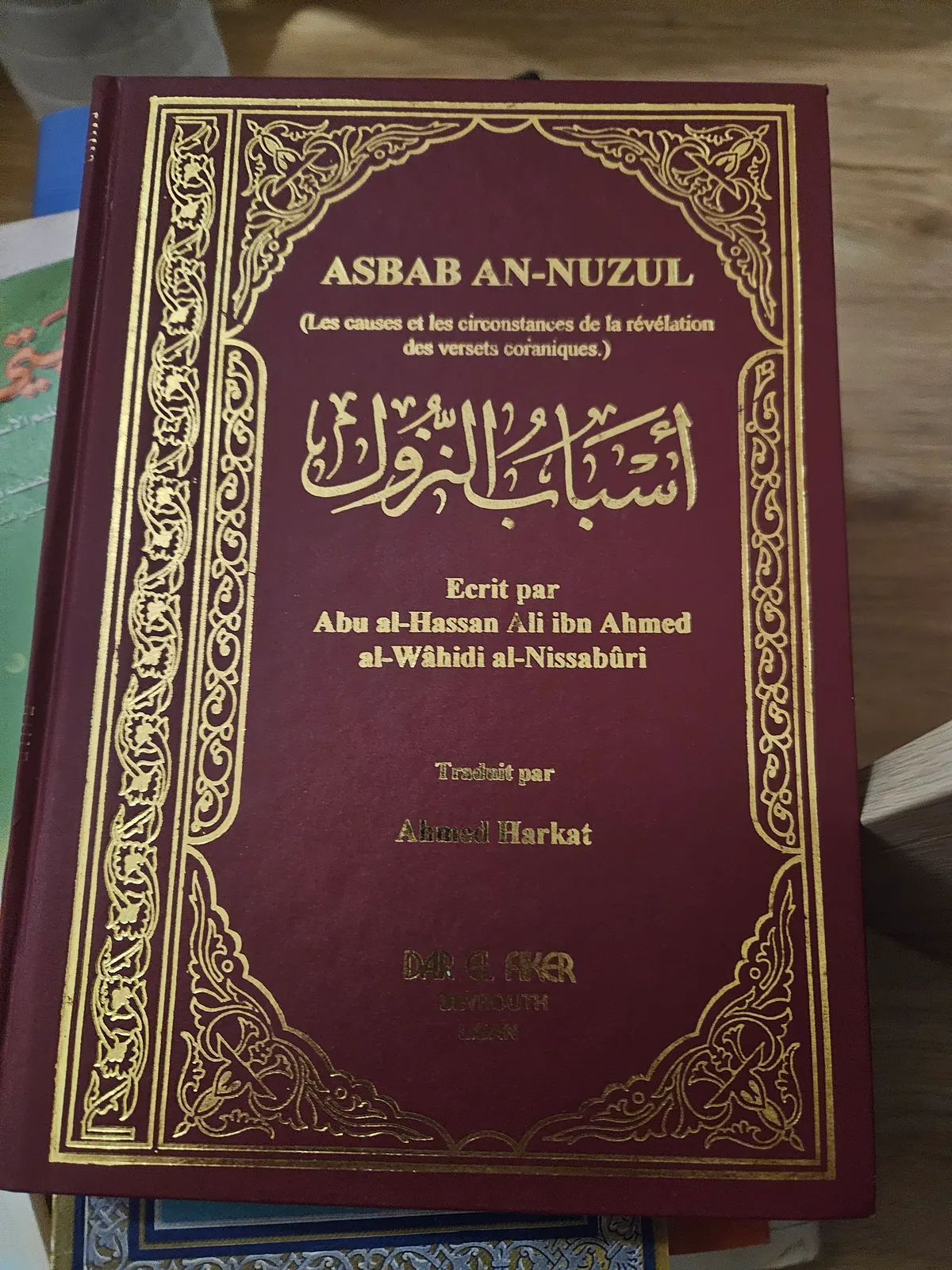 Photo du livre