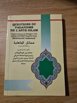Questions du paganisme de l'ante-Islam