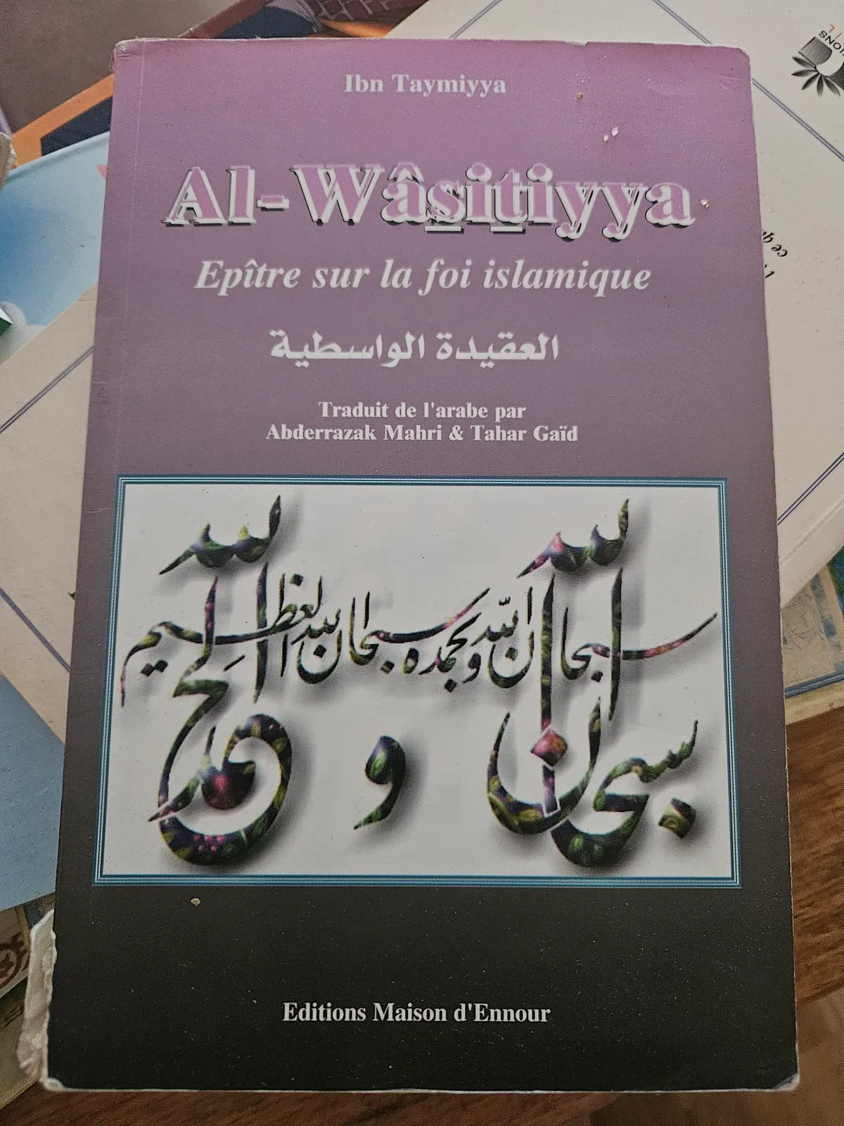 Photo du livre