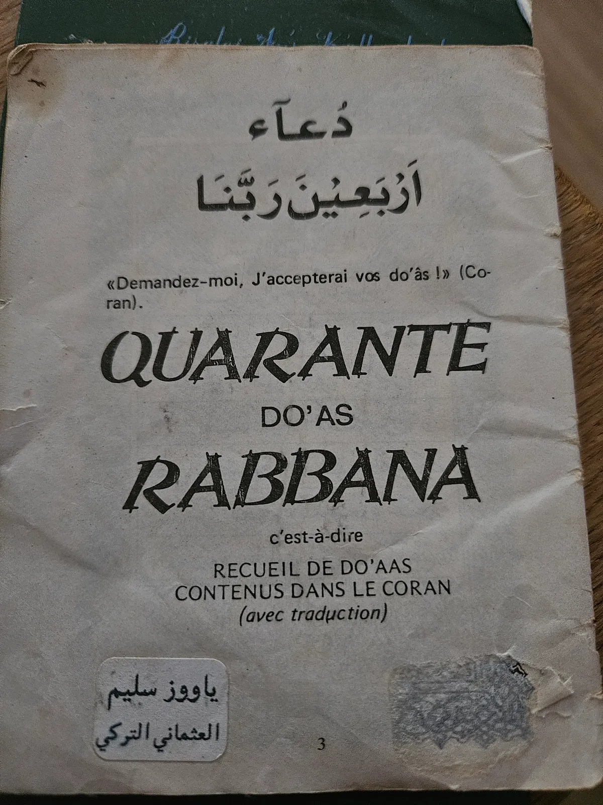 Photo du livre