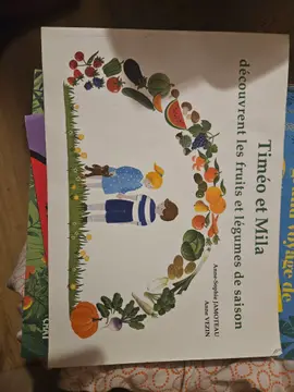 Timéo et Mila découvrent les fruits et légumes de saison