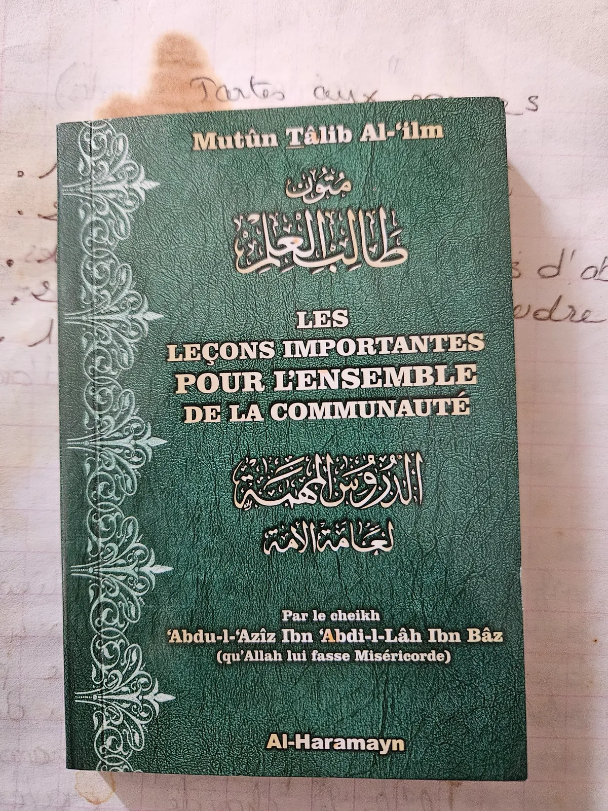 Photo du livre