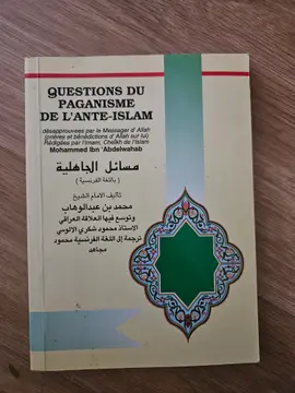 Questions du paganisme de l'ante-Islam