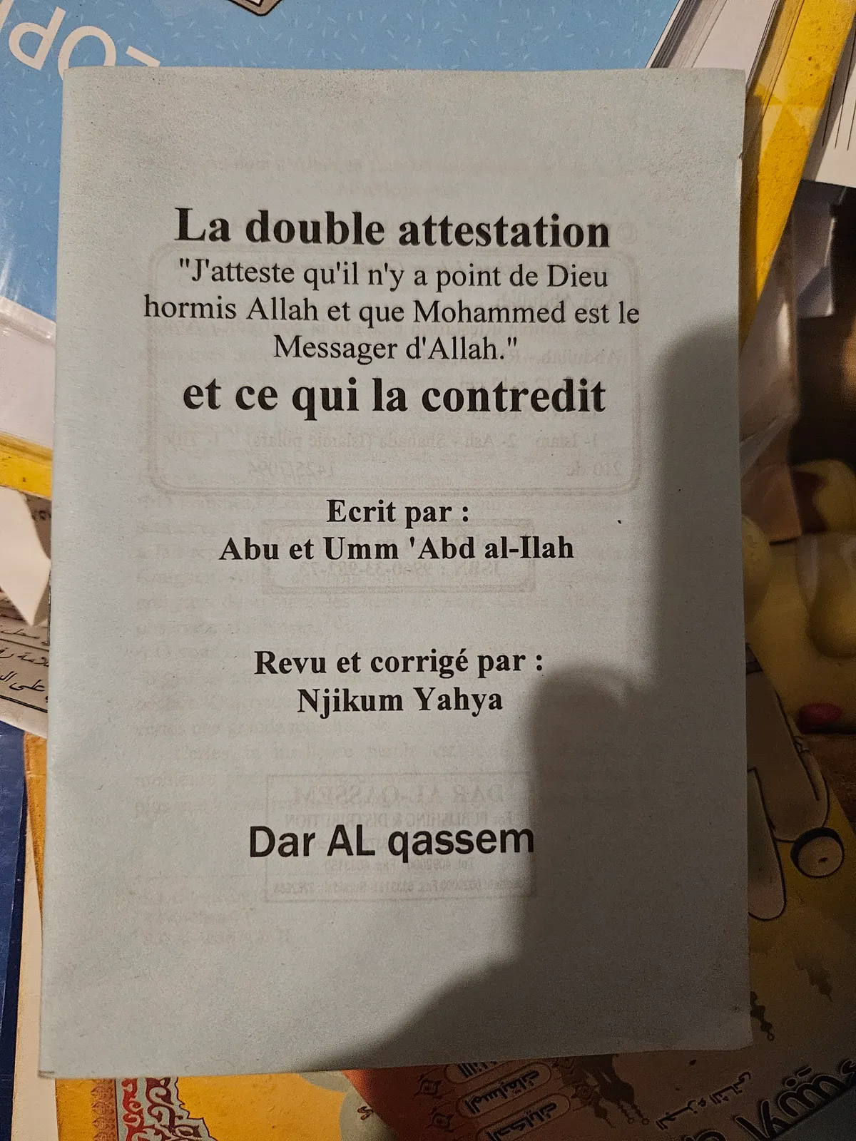 Photo du livre